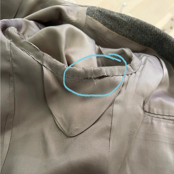 DAKS London Sport Jacket Blazer 43R - Picture 9 of 13